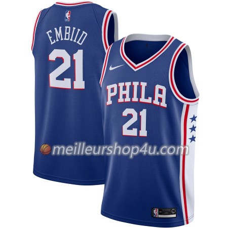 Maillot Basket Homme Philadelphia 76ers Joel Embiid 21 2019-20 Nike Icon Edition Swingman